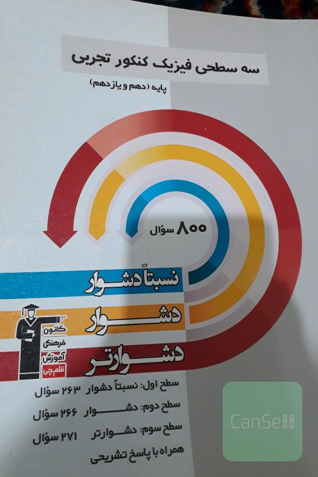 سه سطحی فیزیک کنکور تجربی