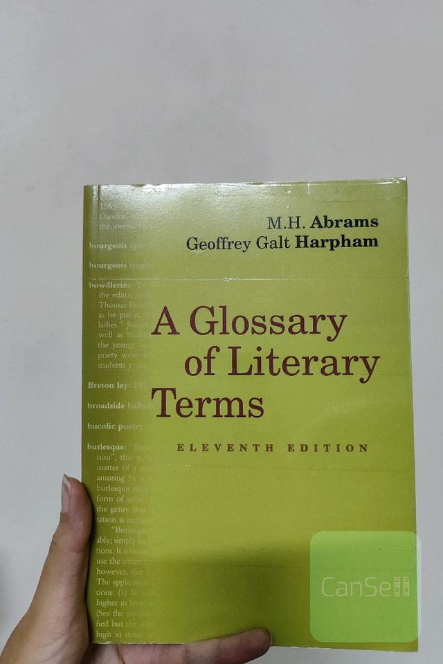 A glossary of literary terms