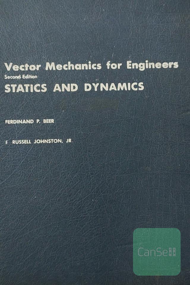 Vector Mechanics for Engineers STATICS AND DYNAMICS 