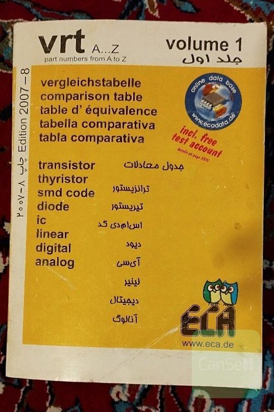معادل های نیمه هادی‌ها(ترانزیستور دیوود آی سی تریستور)