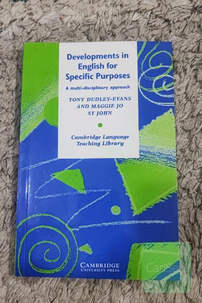 Developments in English for specific purposes