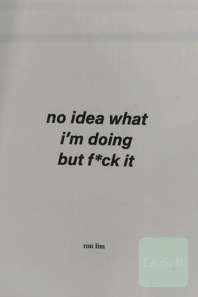 no idea what I'm doing but f*ck it