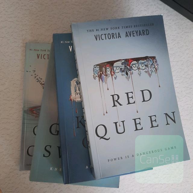 مجموعه Red Queen (  شامل Red Q(ueen،King Cage، Glass Sword, Cruel Crown