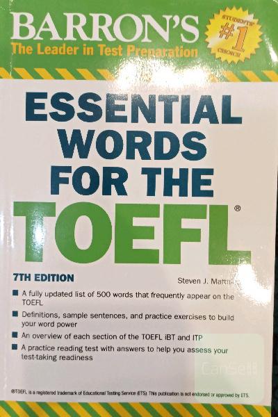 essential words for the TOEFL 7th edition