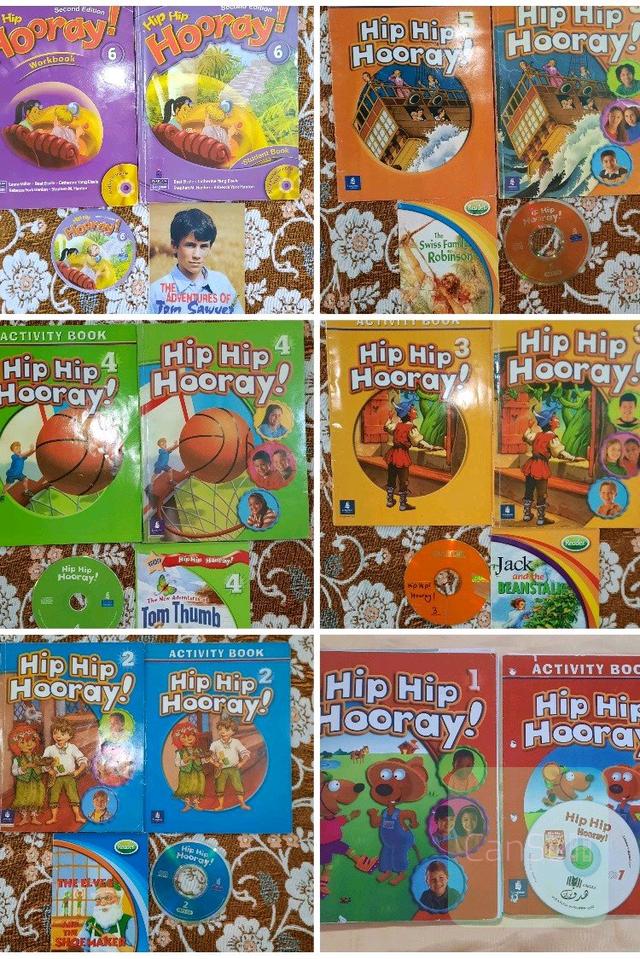 مجموعه کتاب هیپ هیپ هورای  ، Hip Hip Hooray ، شش بخش
