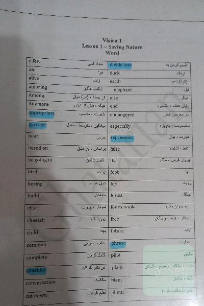 جزوه زبان کنکور و نهایی