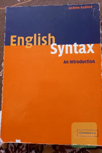 English syntax 