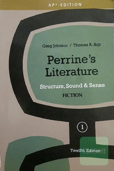 Perrine’s Literature Structure, Sound & Sense _poetry 2 Twelfth Edition
