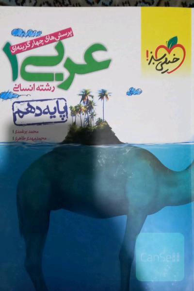 کتاب تست عربی دهم انسانی خیلی سبز 