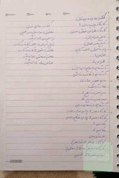 منابع کنکور هنر زیرگروه یک 