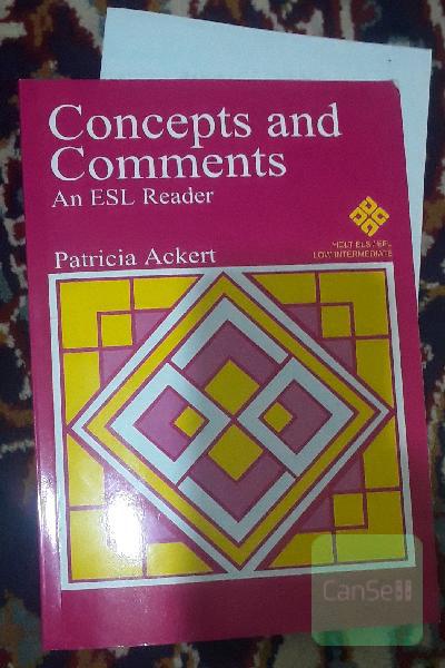 کتاب زبانconcepts and comments 
