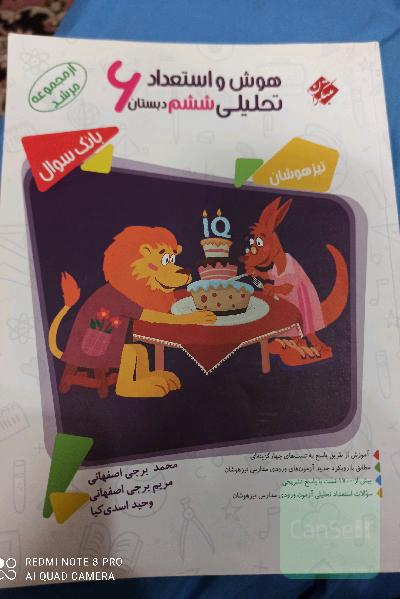 هوش و استعداد تحلیلی ششم دبستان