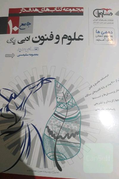 علوم و فنون ادبی پایه 10 نظام جدید: درسنامه جامع و کامل 672 پرسش چهارگزینه‌ای و تشریحی چینش...