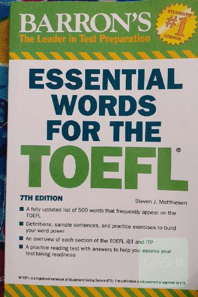 تافل essential words for the tofel