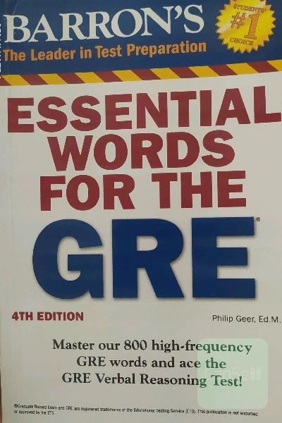 Essential words For the GRE