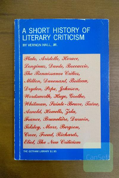  a short history of literary criticism 