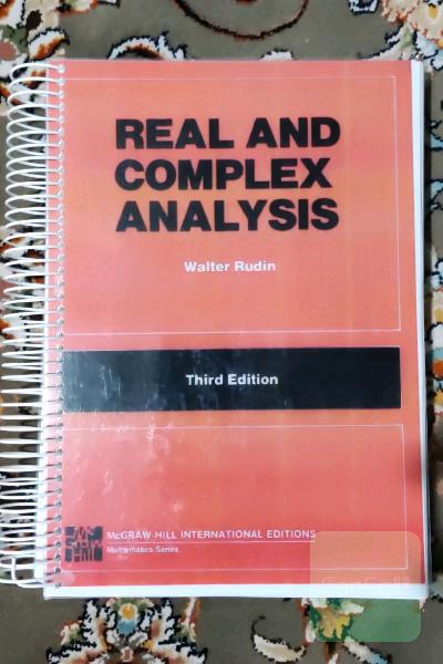 real and complex analysis